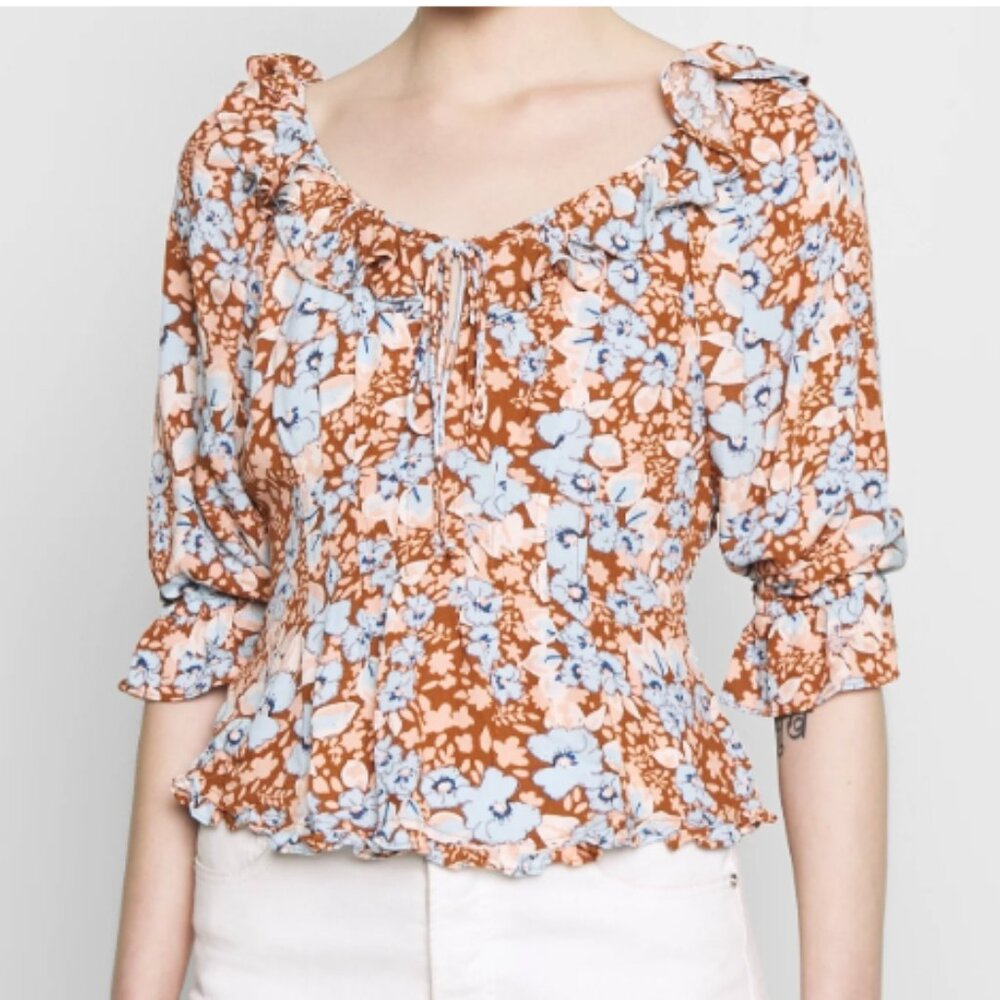Free People Ruffle Women's Top